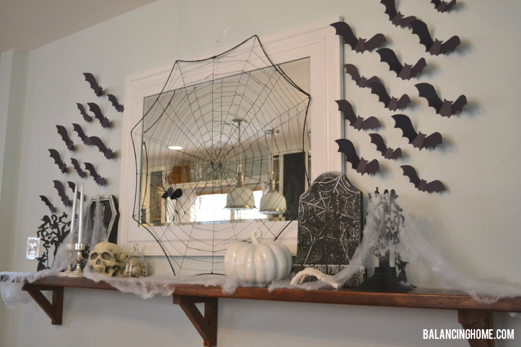 Halloween Mantle - Balancing Home