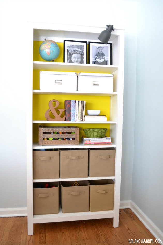 Ikea Hemnes Bookshelf Dressed Up Without Committing Balancing Home