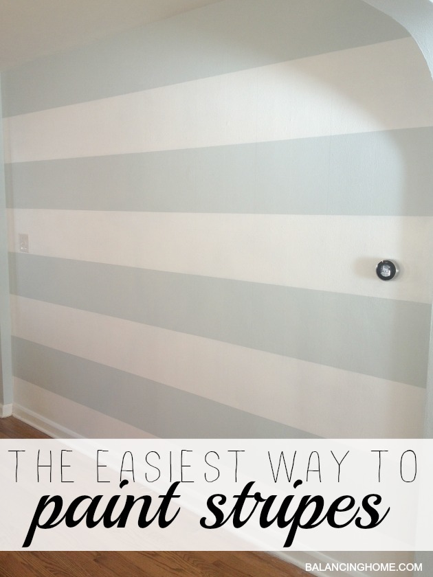 the easiest way to paint stripes