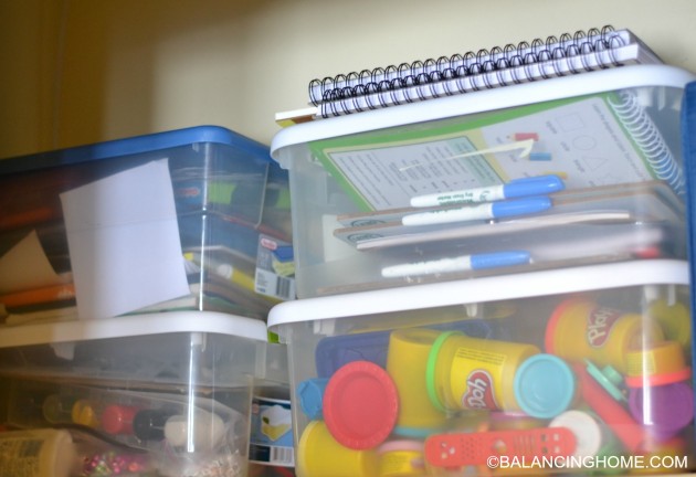 Organizing-kid-stuff-in-closet