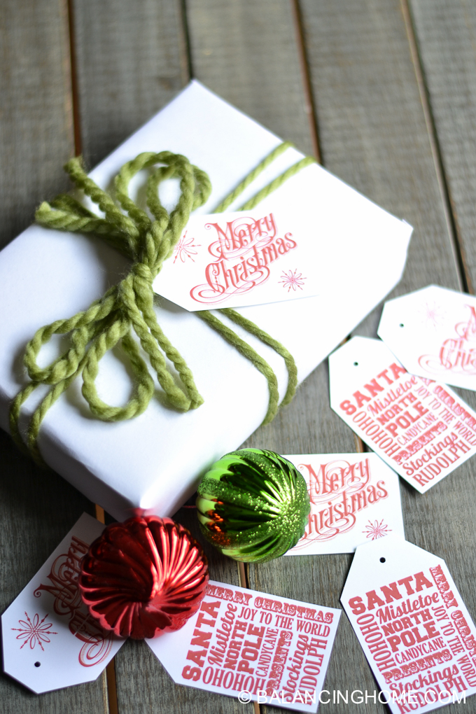 Gift Tags Anyone? - Balancing Home