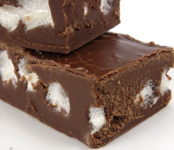 chocolate-marshmallow-fudge
