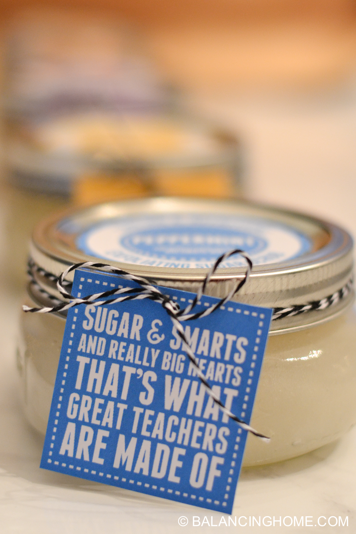 Sugar Scrub Recipes, Printable Labels & Teacher Gift Tags